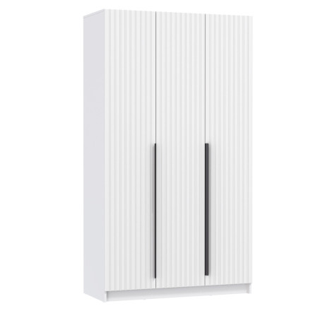 Шкаф 3-х створчатый 67.15 Брандо, МДФ белый (h 215 см)  