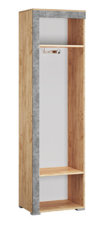 Шкаф Галант, дуб золотой + ателье 