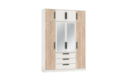 Шкаф 4-х дверный 83.07 Вегас, Белый 